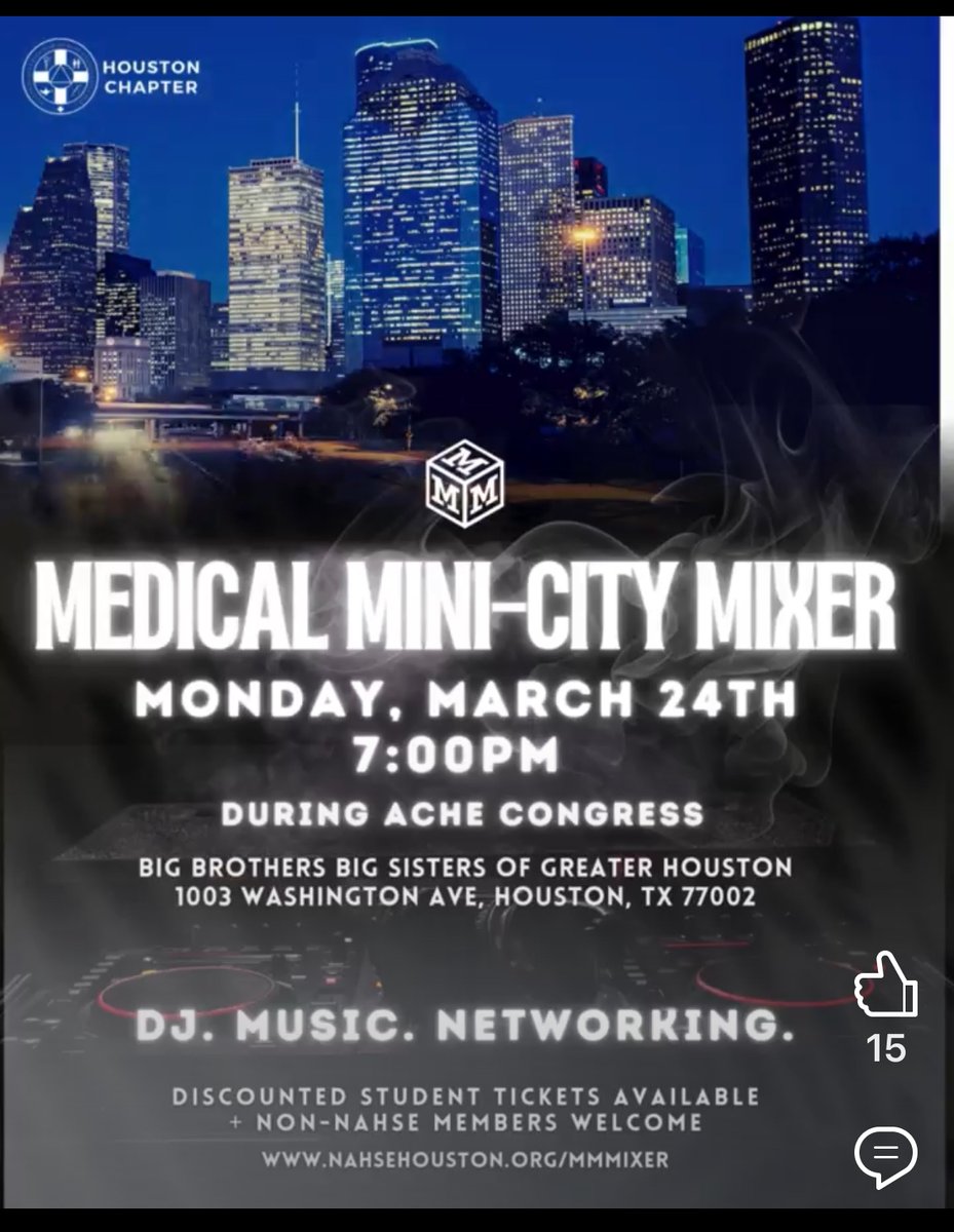 precisionMB's tweet photo. PMB had a great time at the Medical Mini-City Mixer during ACHE Congress in Houston! 🎶🤝

 Thanks to @NAHSEHouston  for hosting a fun night of networking, music, and connecting with future healthcare leaders. 💜 

#PMBOnTheMove #NAHSEHouston #ACHE2025 #PMB30 https://t.co/1NDPCegQEJ