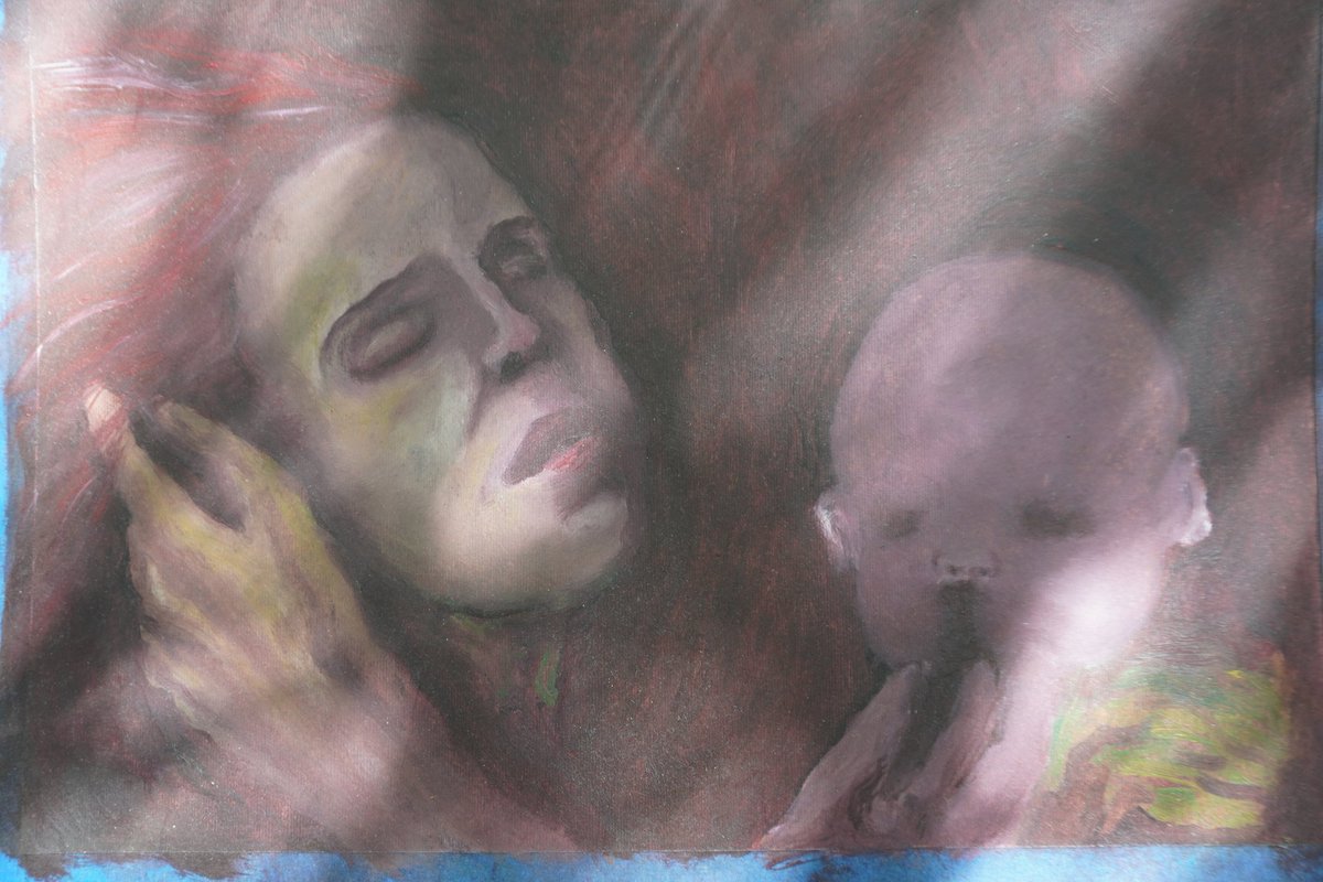 VIMEGOART's tweet photo. Ejercicio de pintura al óleo realizado al estilo "Odd Nerdrum" siguiendo un tutorial de la talentosa artista agustina.caruso ¡Encantado de aprender nuevas técnicas! 🤘🎨 #vimegoart #oilpainting #painting #art #darkart #practice #drawing #draw #rembrandt #oddnerdrum #fyp https://t.co/KYyhIzBMKg