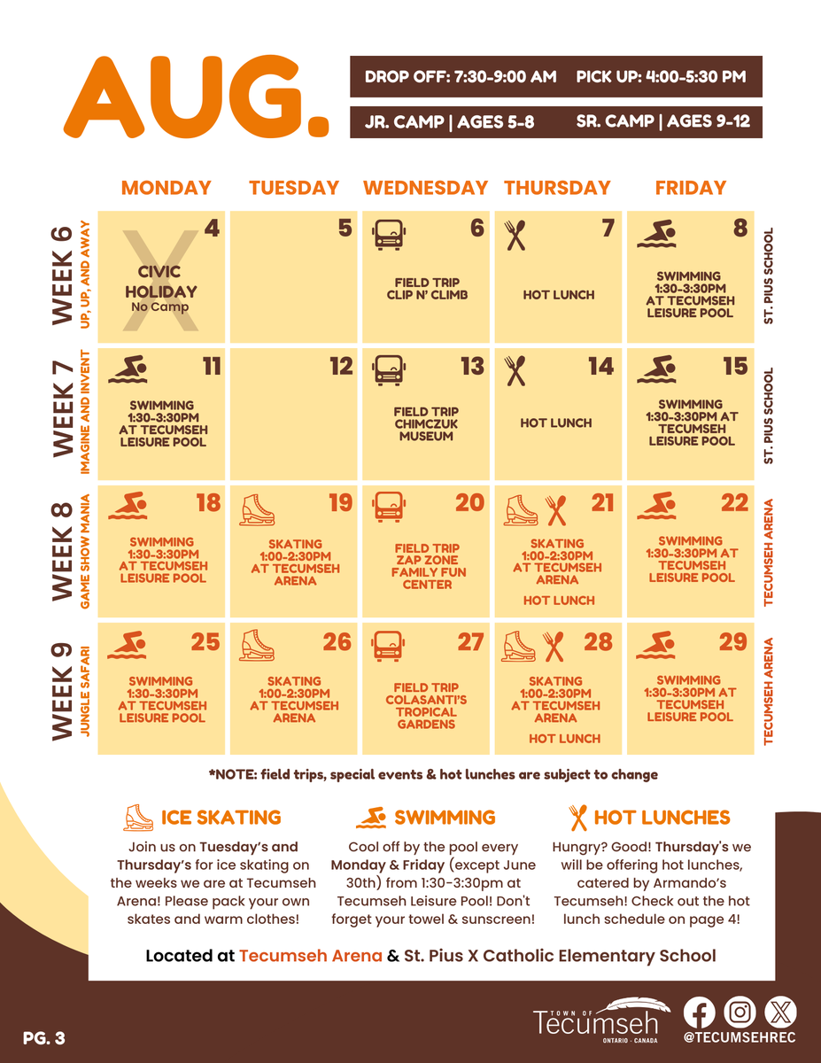 Tecumseh Recreation Services tweet media