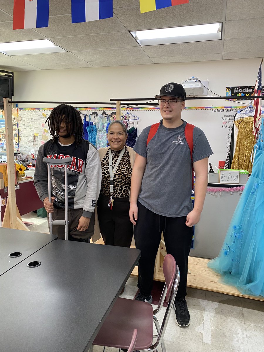 FitchburgPS's tweet photo. A gigantic thank you to Fitchburg High students Max Brogna and Myles Choate for going above and beyond by constructing two custom six-foot mobile garment racks for Mrs. Rivera's Princess Boutique! ππ§
Thatβs Red Raider Pride right there! β€οΈπ€ #RedRaiderPride #FHSStrong #GivingBa https://t.co/e1lIUJdnet