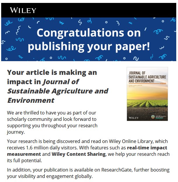 Wow🤩🌟 Our paper “Novel Strategies for Designing #Climate-Smart #Crops to Ensure #SustainableAgriculture and Future #FoodSecurity”🍚🥗🌽🌾is making waves just 10 days after publication🔥

🖇️onlinelibrary.wiley.com/doi/10.1002/sa…

Kudos to all authors for their outstanding work👏 

<a href="/rajvarshney/">Rajeev Varshney FRS</a>