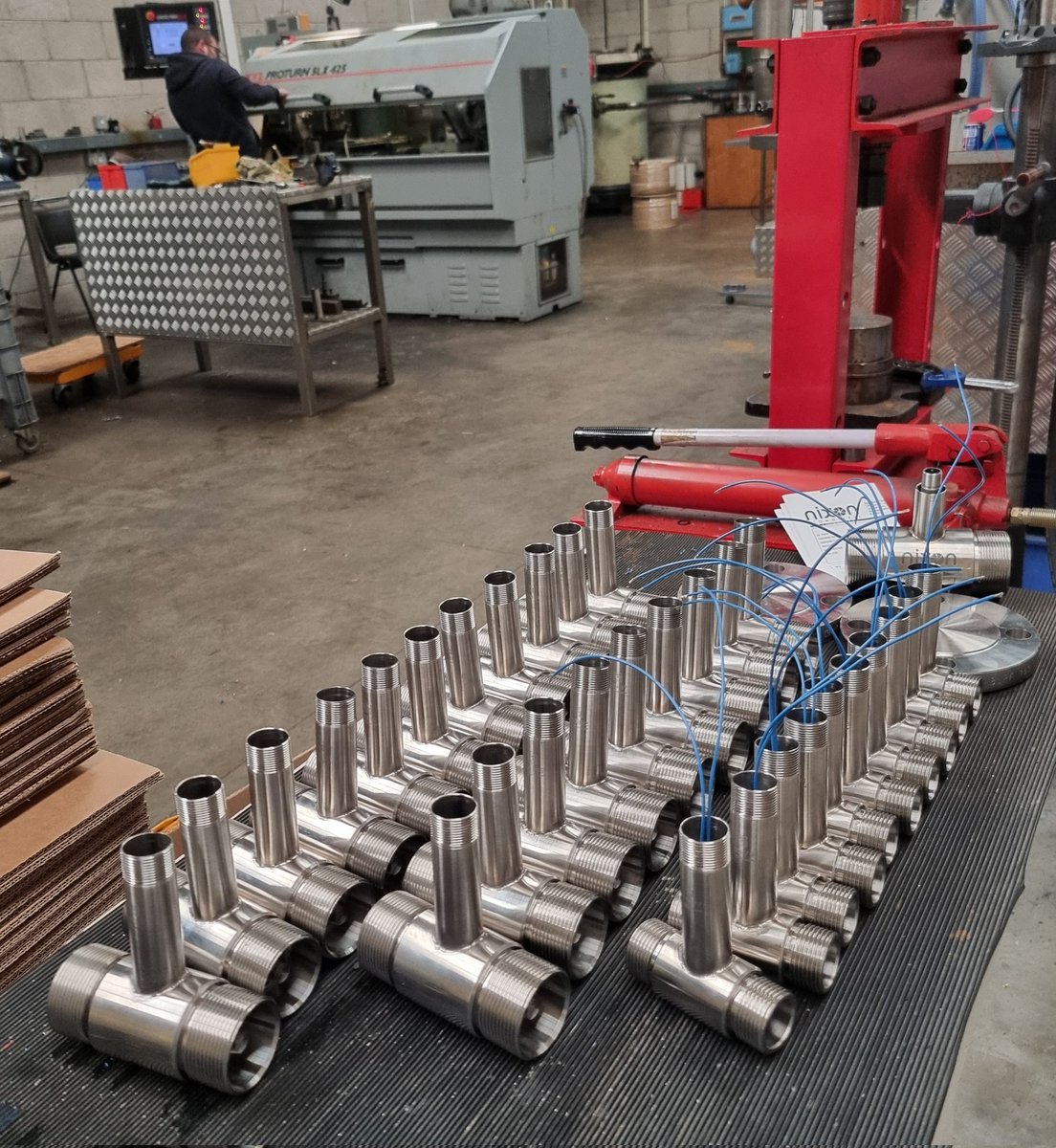 Finishing the week off with a batch of Lx 25 &amp; Lx 40 Flowmeters for NHS Hospital Water Systems