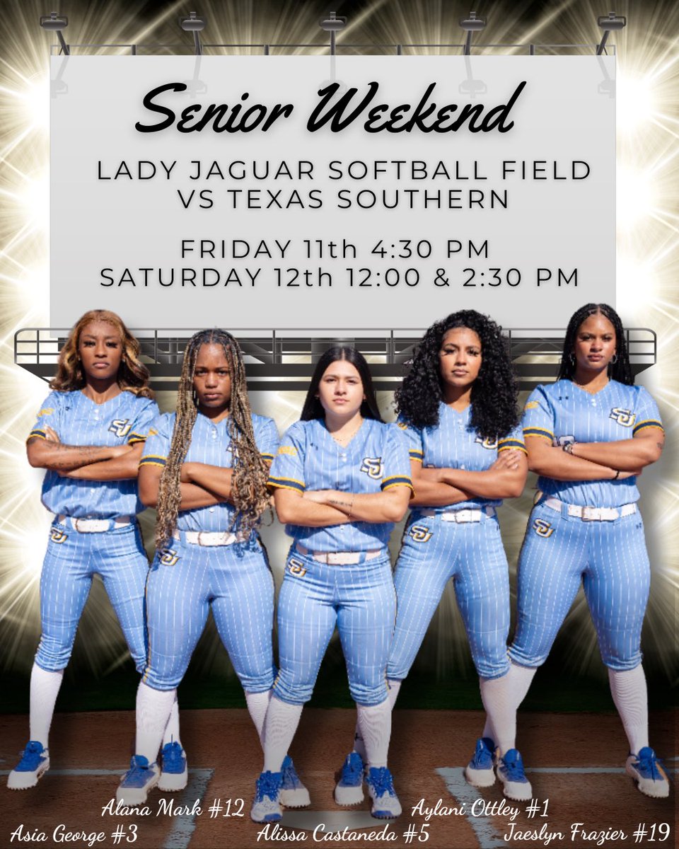 Senior Weekend 🐆

Senior celebration before first game on Saturday! Come out and support! 

#SouthernIsTheStandard #ProwlOn