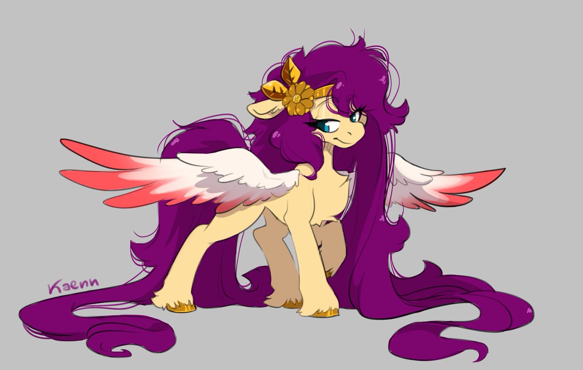 Simple sketch commission for <a href="/ZoeyHolena/">Zoey</a> :&gt;
Long manes ftw