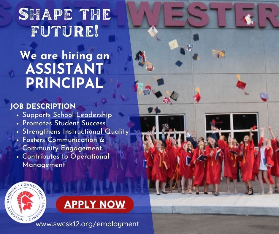 Southwestern CSD (@swcstrojans) on Twitter photo Southwestern Central School District is hiring an ASSISTANT PRINCIPAL.
#TeamSouthwestern #TrojanPride
<a href="/MollyMMooreSWCS/">Molly Moore</a> <a href="/MoDonahue/">Maureen Mo Donahue</a> <a href="/MatthewKindberg/">Matt</a> <a href="/KaitlinRing/">Kaitlin Ring</a> <a href="/coopsscoop79/">Scott Cooper</a> <a href="/ThePost_Journal/">The Post-Journal</a> <a href="/E2CCB/">Erie 2-Chautauqua-Cattaraugus BOCES</a> <a href="/wnyjobs/">WNYJobs.com</a> Southwestern Central School District is hiring an ASSISTANT PRINCIPAL.
#TeamSouthwestern #TrojanPride
<a href="/MollyMMooreSWCS/">Molly Moore</a> <a href="/MoDonahue/">Maureen Mo Donahue</a> <a href="/MatthewKindberg/">Matt</a> <a href="/KaitlinRing/">Kaitlin Ring</a> <a href="/coopsscoop79/">Scott Cooper</a> <a href="/ThePost_Journal/">The Post-Journal</a> <a href="/E2CCB/">Erie 2-Chautauqua-Cattaraugus BOCES</a> <a href="/wnyjobs/">WNYJobs.com</a>