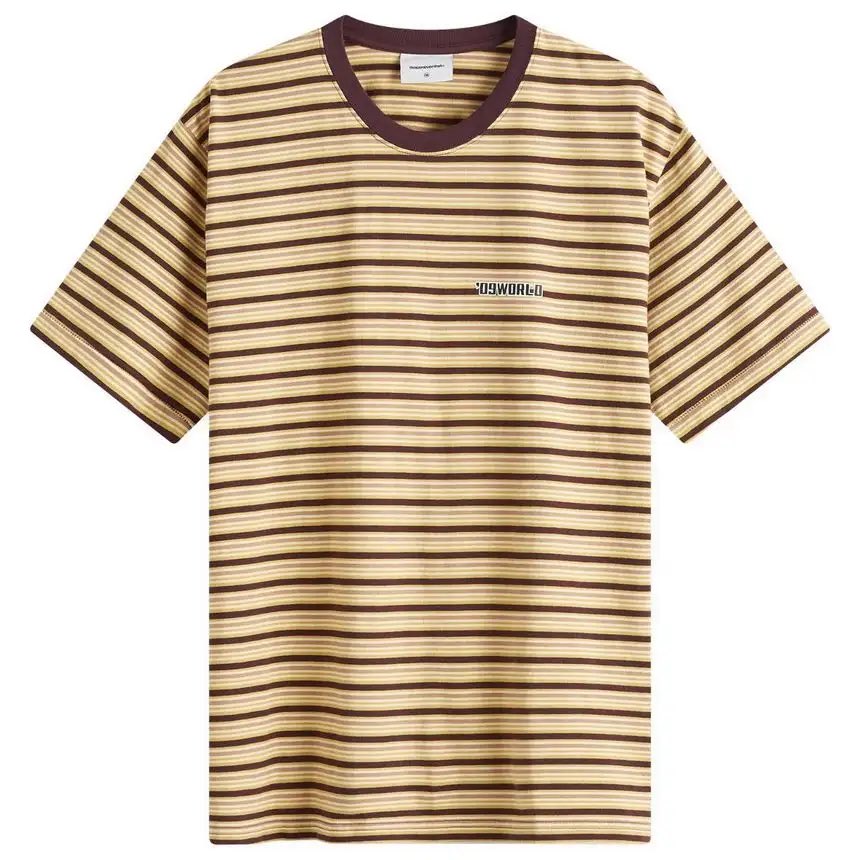 #리우
250408 WHAT? DOOR! EP.33

Thisisneverthat
'09World Striped T-Shirt Brown
49,000원

⛧ kream.co.kr/products/340901

#보이넥스트도어 #BOYNEXTDOOR #riwoo