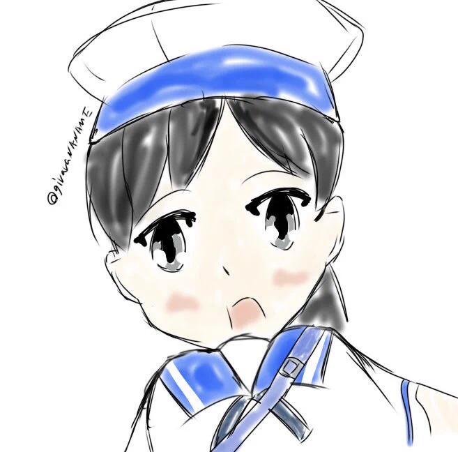 #艦これ版深夜の真剣お絵描き60分一本勝負 #艦これ版真剣お絵描き60分一本勝負_20250410 ひぶりちゃん