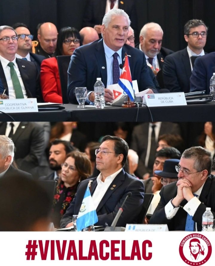 #VivaLaCELAC
#VozDeLosPueblos Con la unidad de la CELAC enfrentamos los ataques de los EE.UU. que quiere adueñarse de los recursos naturales de los países del mundo, ellos se creen los policías del mundo. La unidad nos hará libre