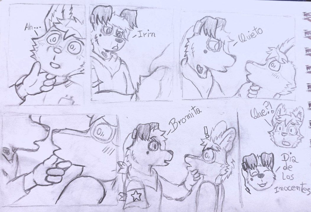 Un pequeño mini comic que le hize a <a href="/janodrawssmth/">Jano</a> por el día de los inocentes :b

#furry