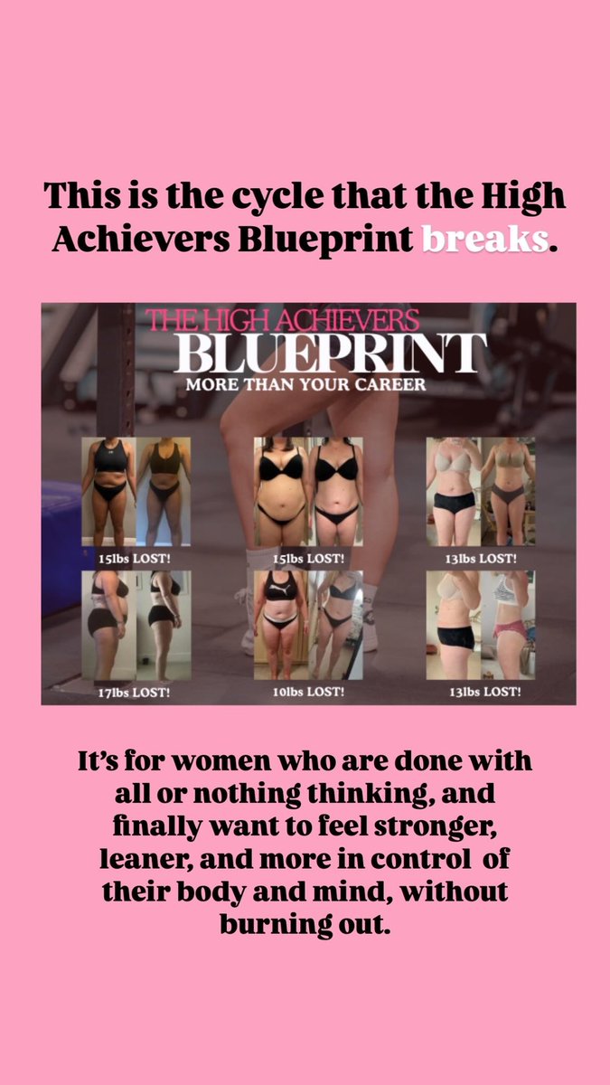 You don't need more discipline. You need the right strategy.

Our early bird discount spaces for the High Achievers Blueprint open on Monday!

If you want to be have all of the info ahead of launch so that you don't miss out, just DM me ‘ME’ and I’ll send it across ❤️