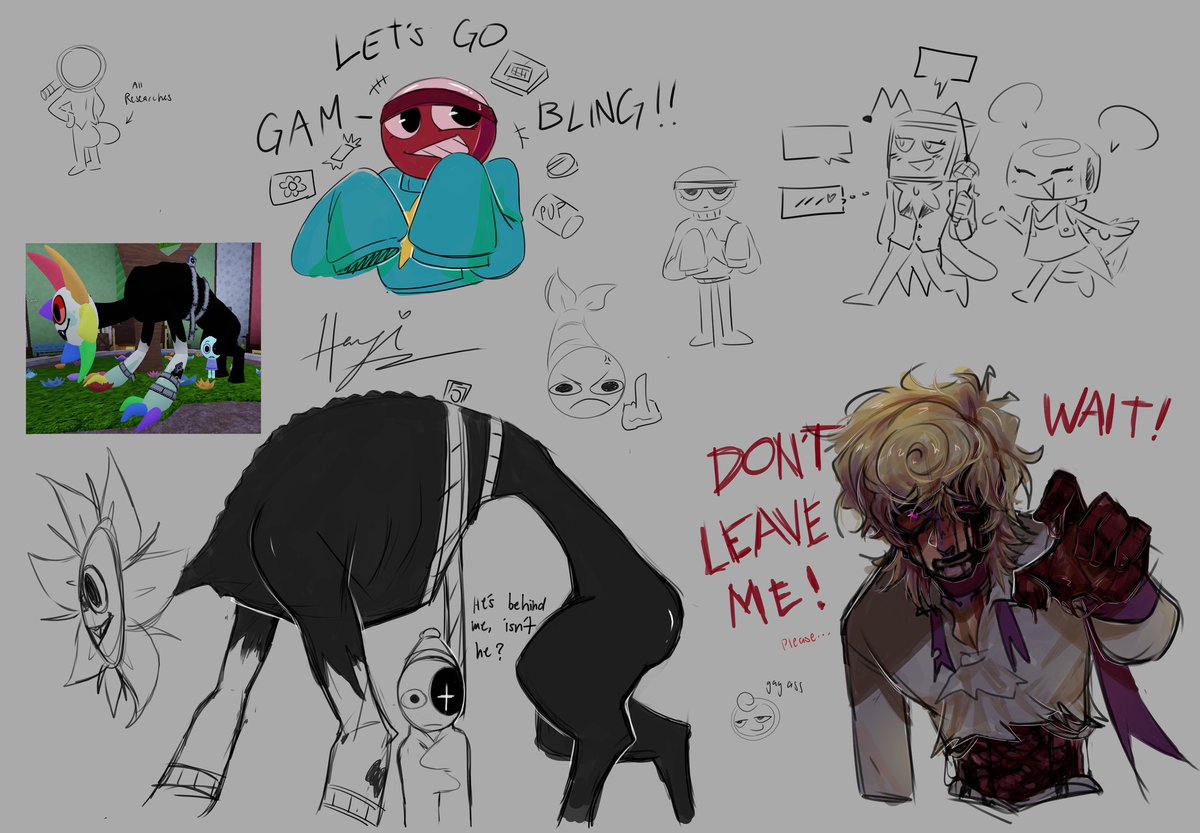 HenjiUramaki's tweet photo. [TW! Sensitive content, gore]
Doodles!

#DandysWorld https://t.co/pFSO63Muuw