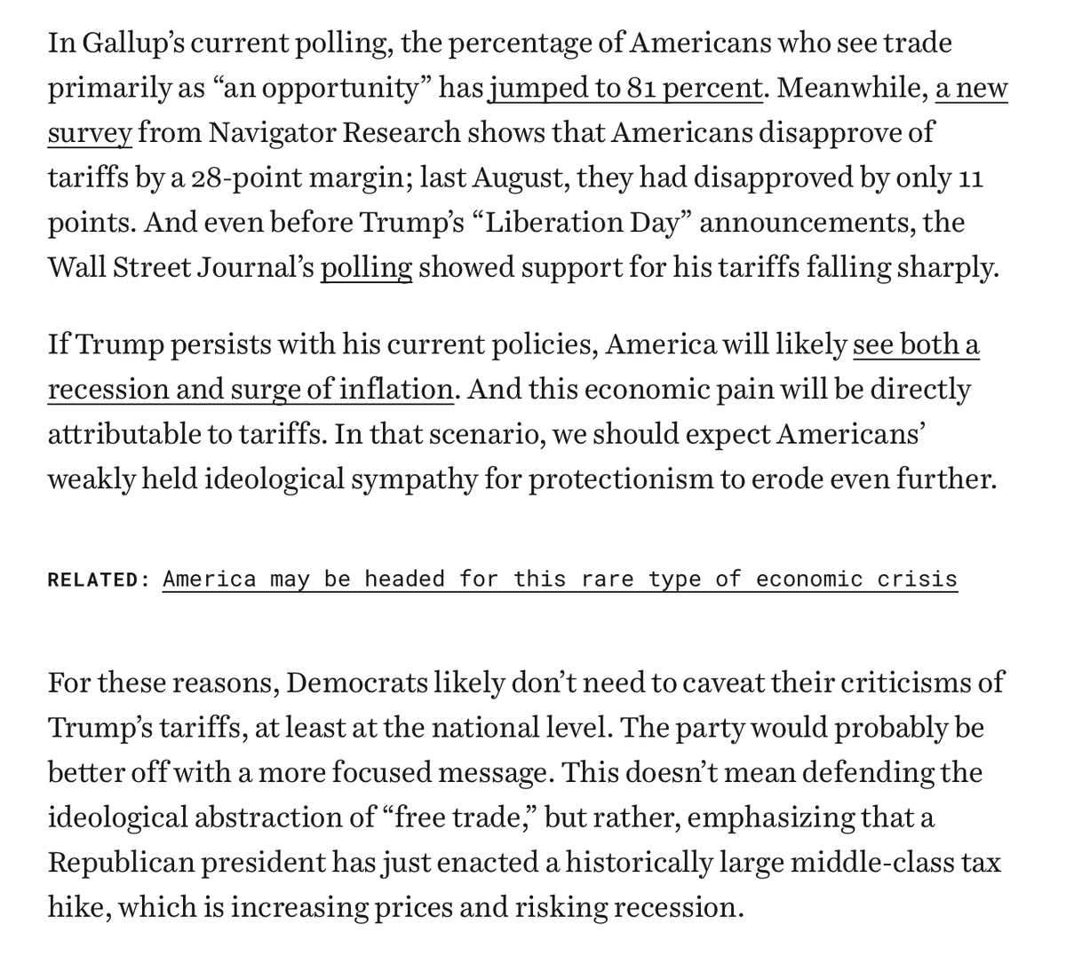 Democrats can just say that the tariffs are bad vox.com/politics/40774…