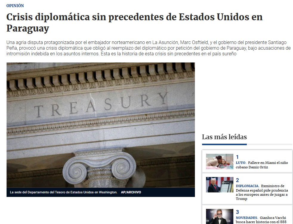Radio Uno 650 AM (@uno650am) on Twitter photo #UNOTieneQueDecirlo | Medios internacionales divulgan filtraciones donde se confirma operación de Ostfield-Abdo para perseguir a Cartes y sus empresas
✍️"Percibo que esta operación fortaleció económicamente al señor Cartes, pues desde el inicio de este período de gobierno (del #UNOTieneQueDecirlo | Medios internacionales divulgan filtraciones donde se confirma operación de Ostfield-Abdo para perseguir a Cartes y sus empresas
✍️"Percibo que esta operación fortaleció económicamente al señor Cartes, pues desde el inicio de este período de gobierno (del
