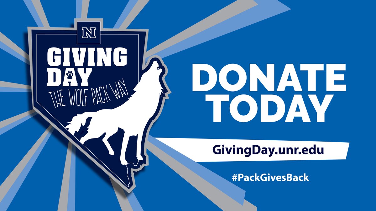 Giving Day: The Wolf Pack Way is happening TODAY, April 10, 2025! Support the future of health care at UNR Med! 💙 Every dollar supports students, patients and the future of medicine. Make your gift today ➡️ givingday.unr.edu 
#UNRMed #PackGivesBack #WolfPackWay