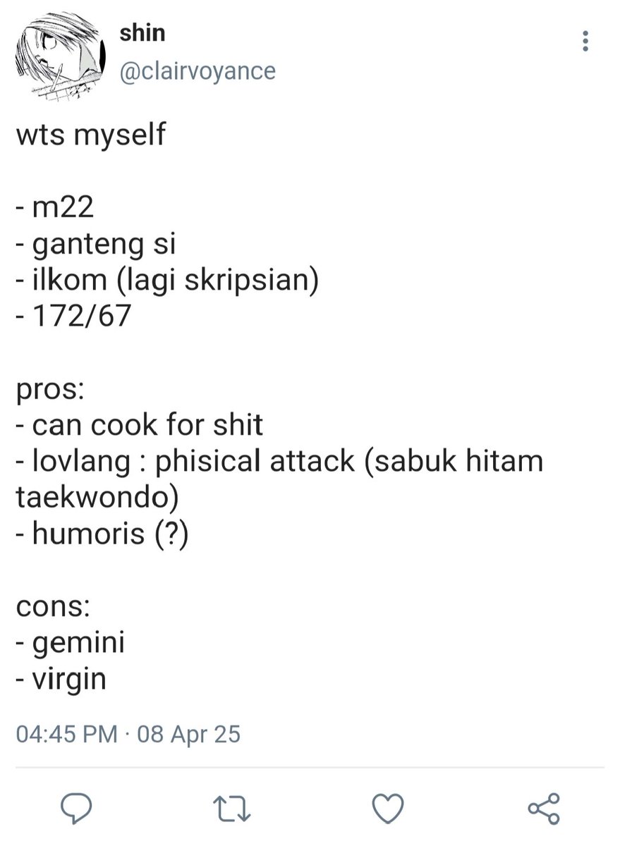 dustarchieve's tweet photo. #nagushin few tweets au

— Shin yang tengah dilanda balada skripsian akhirnya mencoba peruntungan dengan jual diri https://t.co/J0uiEHWI8I