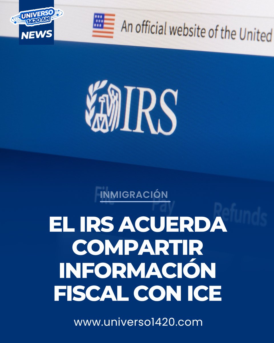 El IRS firmó un acuerdo con ICE para compartir info fiscal confidencial de inmigrantes indocumentados. Funcionarios renuncian en protesta. ¿El riesgo? Menos declaraciones y más deportaciones.

#radio #universo1420 #westpalmbeach #florida