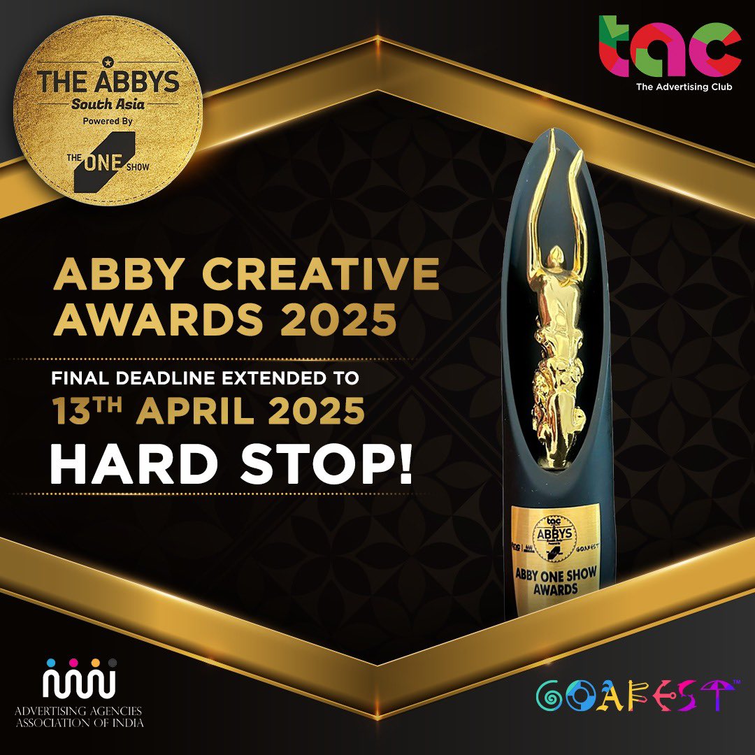 HARD STOP! Last date to submit entries is 13th april 2025.