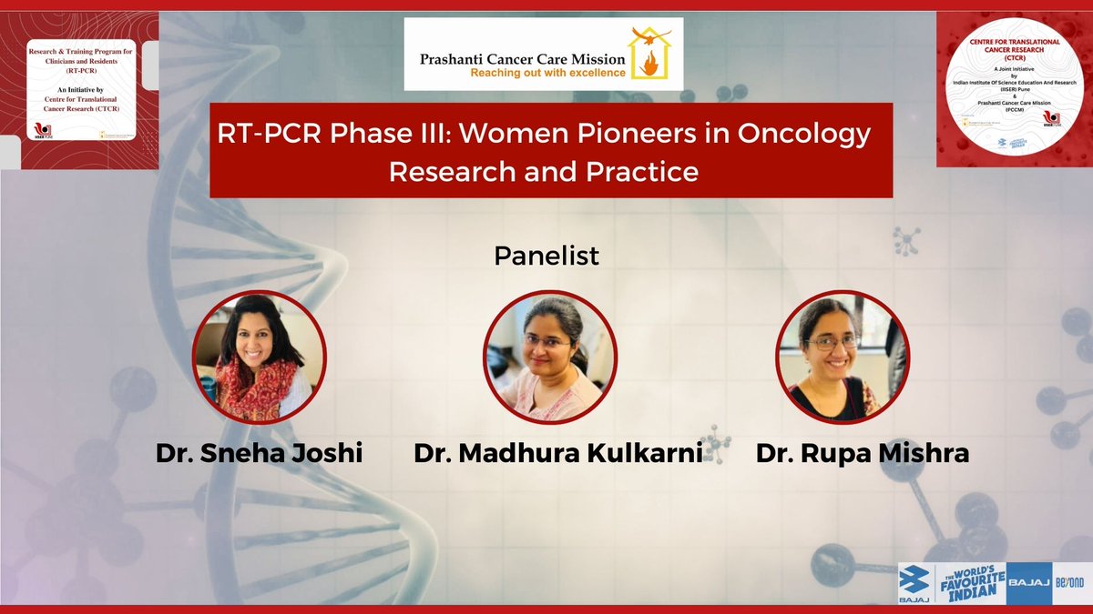 CTCR’s RTPCR Phase III   Lecture is LIVE now!
Lecture VI: ‘Navigating the Complexities of Oncology Research: The Vital Role of Research Management and Coordination'
Register:us06web.zoom.us/webinar/regist…
Date: 10th April 2025 at  7.00 p.m. IST
Faculty : Dr. Judith Verhagen-Oldenampsen