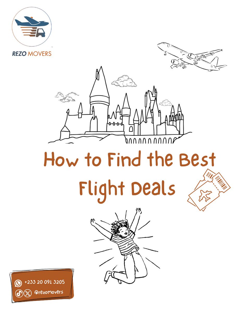 Rezomovers's tweet photo. You want the best flight deals?

 Start early compare smart and let Rezo Movers handle the rest. 

We know HOW. 

Contact us now and take off stress-free.
#rezomovers #traveltips #flightdeals https://t.co/bOvDqCOKJs