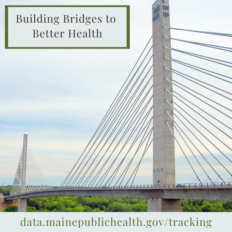 MEPublicHealth's tweet photo. Happy National Public Health Week from Maine's Environmental Public Health Tracking Program. Join us as we spotlight how public health is "Building Bridges to Better Health" for our communities and our state. https://t.co/BRAu4X7oq9
#NPHW #PoweredByTracking https://t.co/sMHU2hdcKc