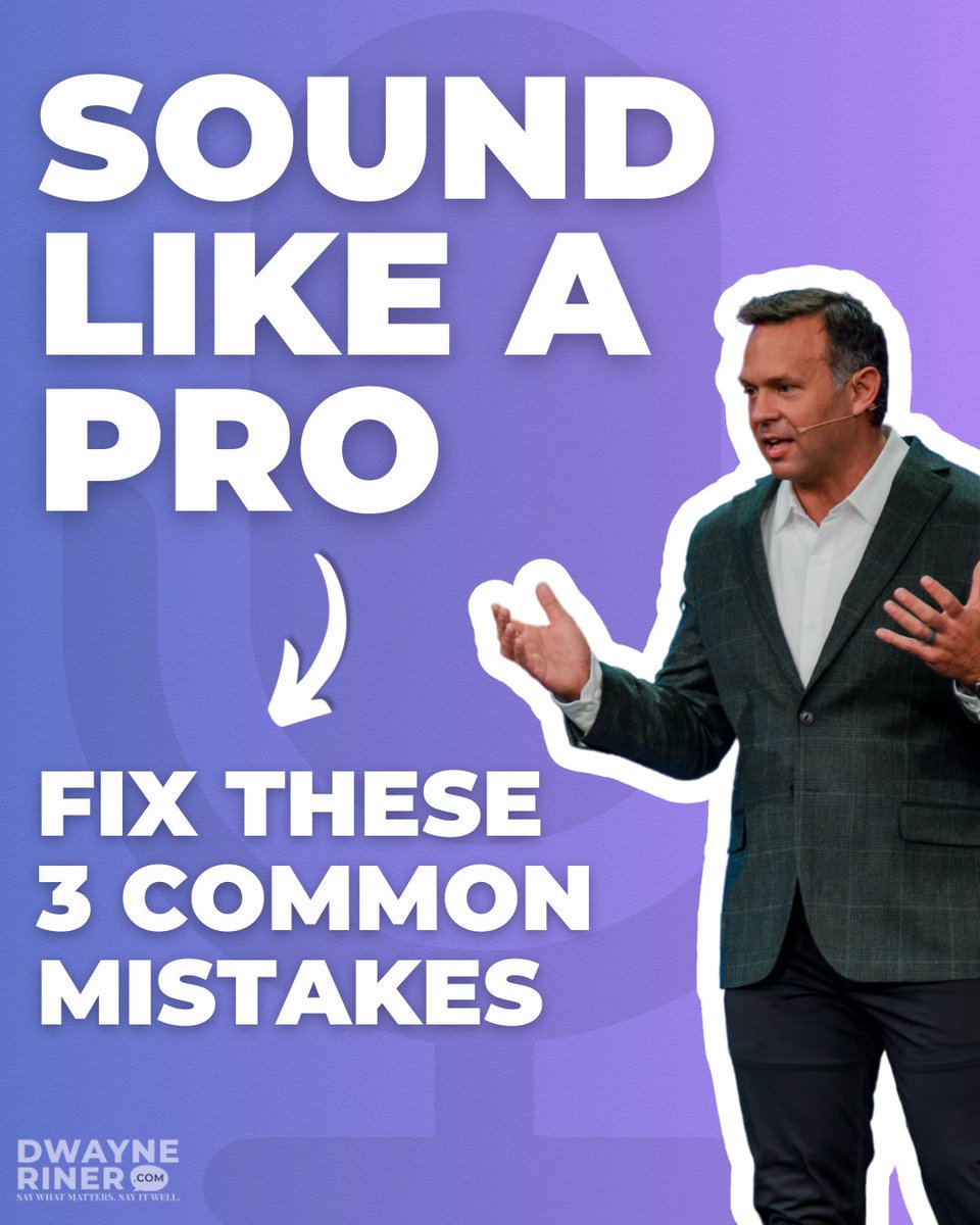 dwayneriner's tweet photo. Your voice could be sabotaging your message.

3 mistakes I see all the time:
1. No projection = no presence
2. Monotone = no emotion
3. No pauses = no control

Fix these, and your content hits way harder.

#CameraConfidence #PublicSpeaking #VideoTips https://t.co/tv2e0mWH77
