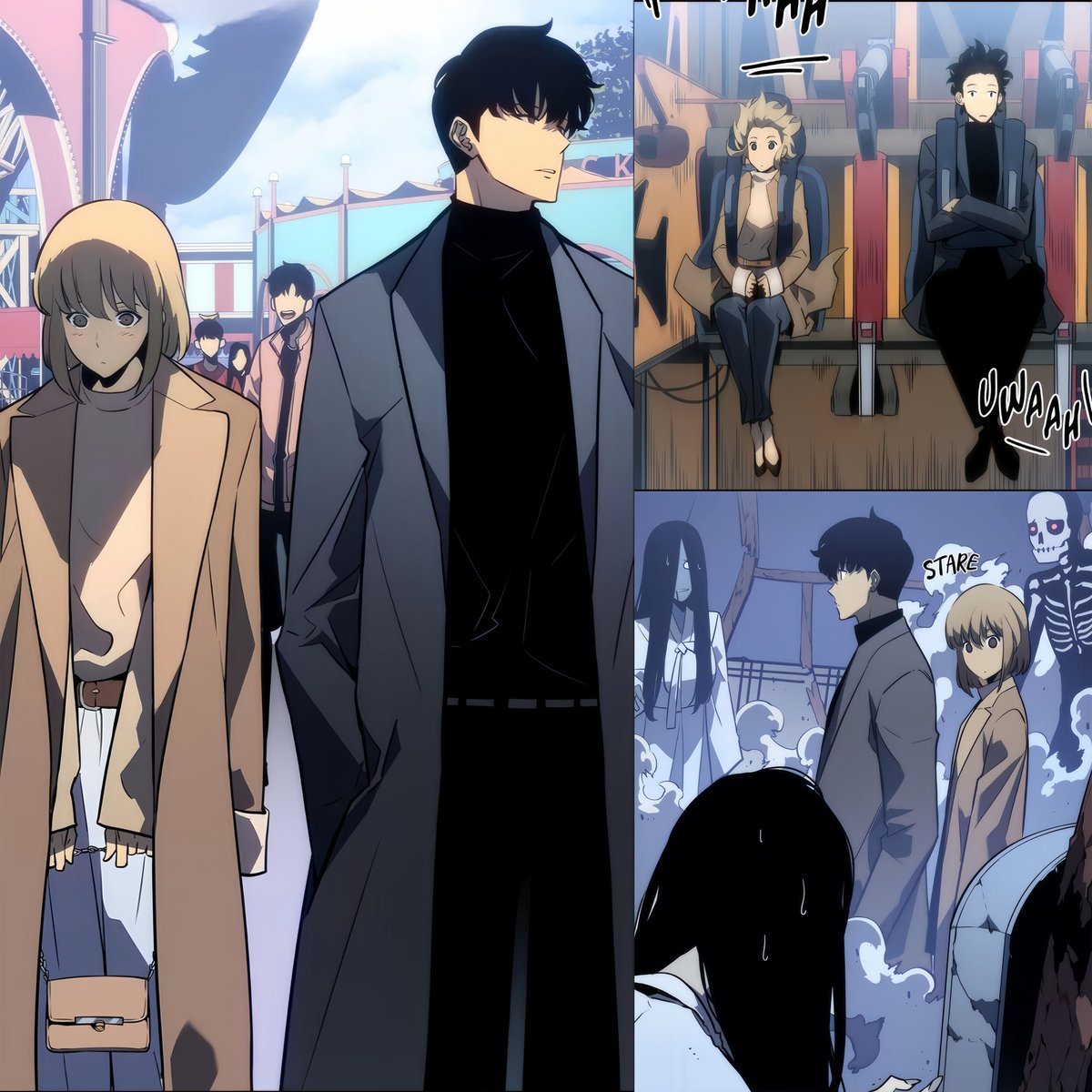 Nafim_ST's tweet image. The most wholesome chapter of Solo leveling 
#SoloLeveling #firstdate