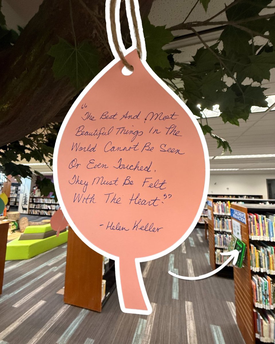 WellandLibrary's tweet photo. Our Poet-Tree is growing strong! Take a peek at its leaves and discover the amazing poems written by our talented community🌳✍️ Have you written yours yet?

#Poetree #Poetry #PoetryMonth https://t.co/wbL6OqVgK1