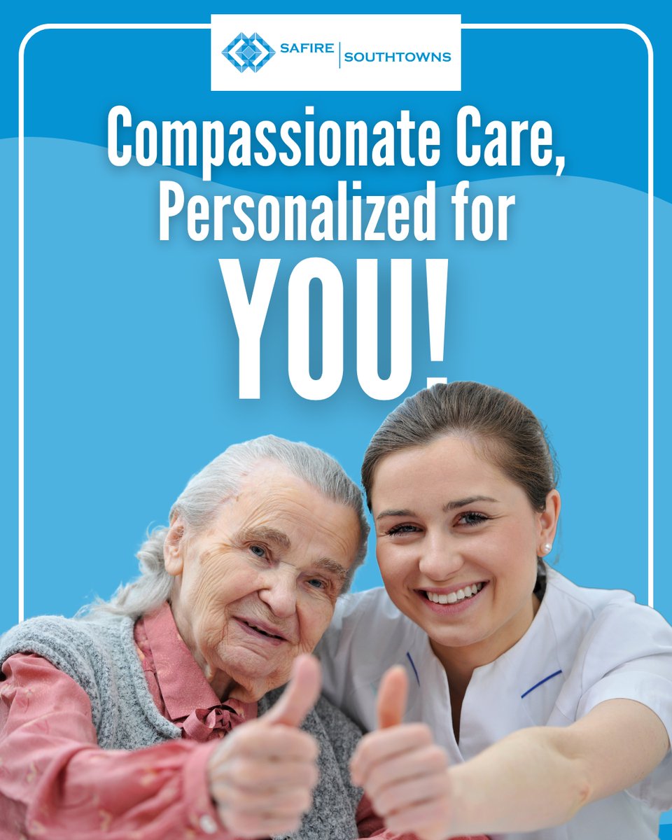 💙 Compassionate Care, Personalized for You! 💙
At Southtowns Care Center, our skilled nursing team is dedicated to providing high-quality, dignified care tailored to each resident’s unique needs. 🏥✨ Experience the difference between compassionate and professional care.