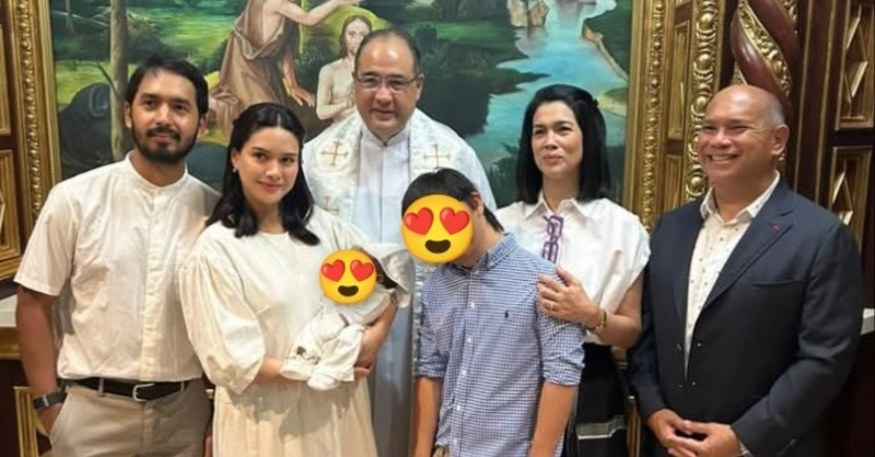 2023 Baptismal Photo of Baby of Mateo Lorenzo and Erich Gonzales Resurfaces