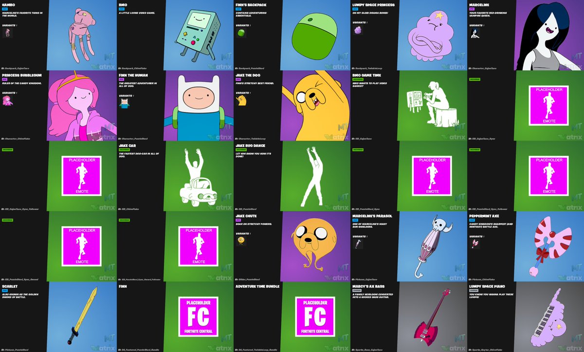 FireMonkey's tweet photo. Adventure Time x Fortnite https://t.co/wuaItKfLvE