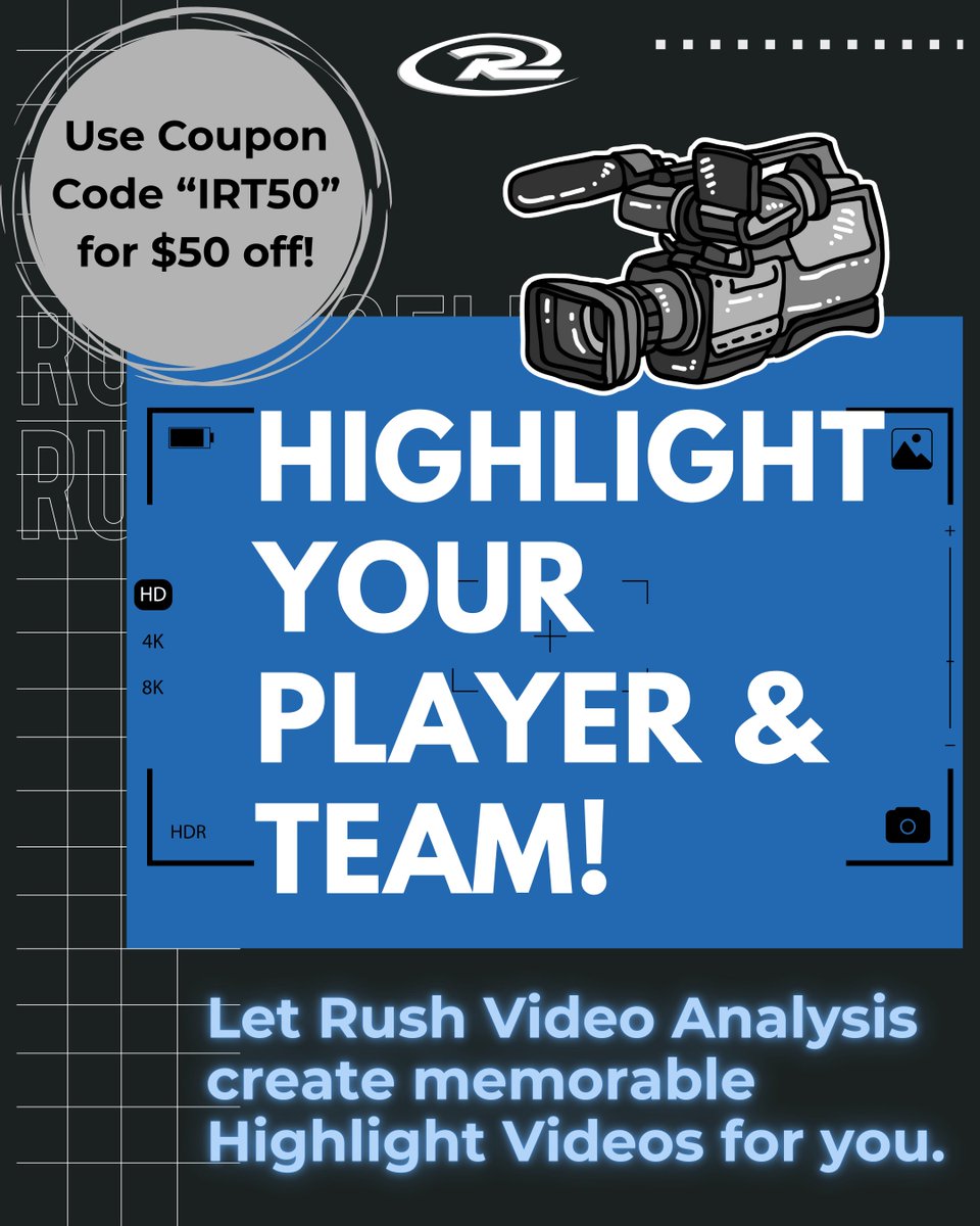 Not sure what to do with all your team and player videos? Let Iowa Rush Video Analysis Services help! 

🏆 Celebrate Rush Spring Cup &amp; SAVE $50 with code IRT50 at checkout! Offer ends April 16th! 

Learn more: rushsoccerdevelopment.com/video-analysis

<a href="/RushSoccer/">Rush Soccer</a>