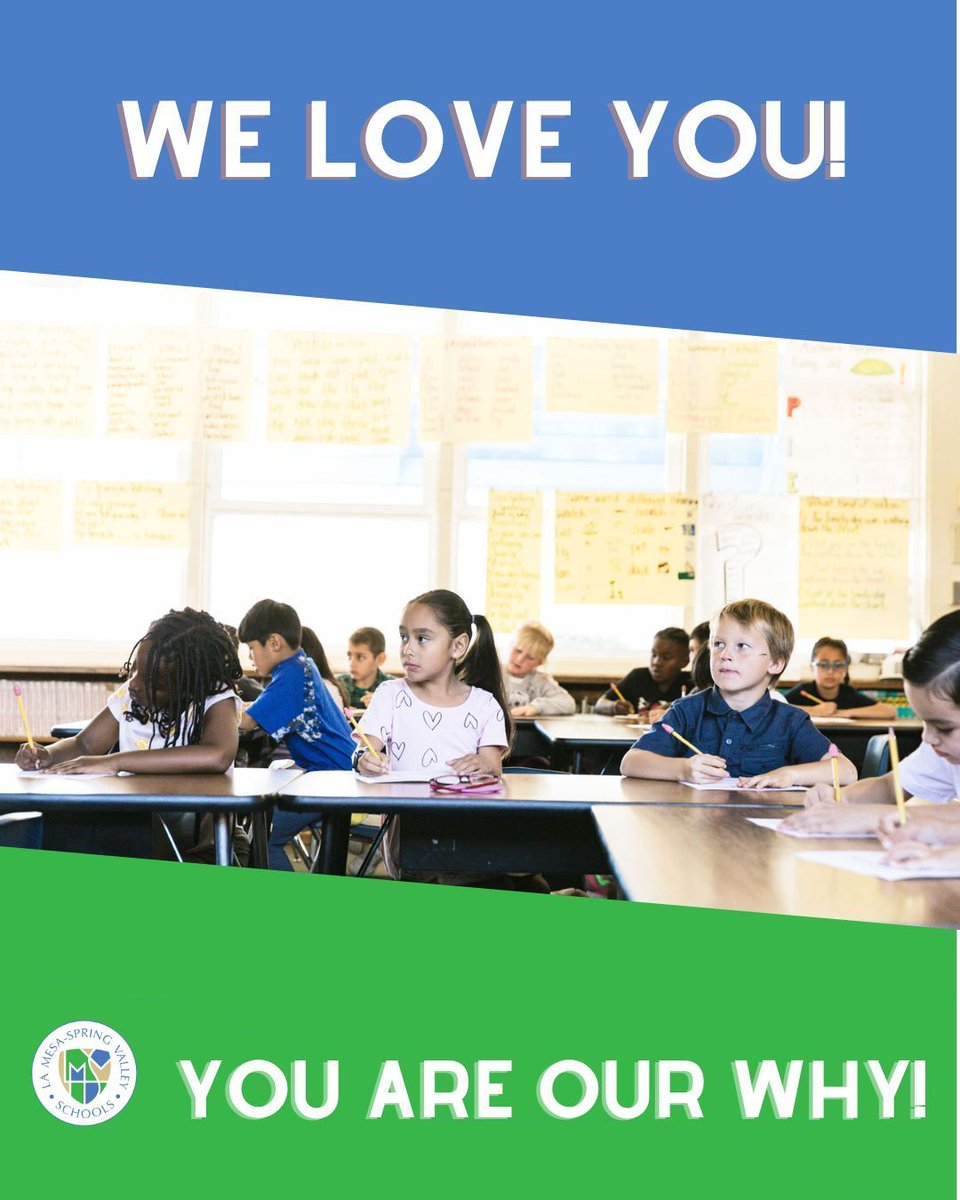 We love you! YOU are our Why.
#lmsvheart