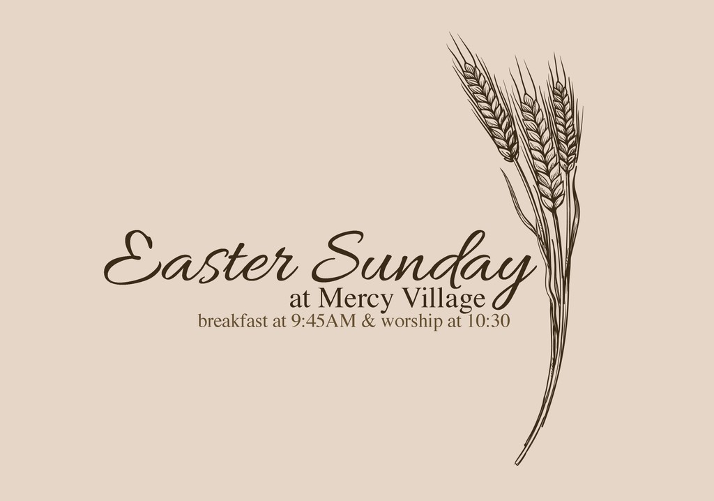 Mercy_Village's tweet photo. We'd love to see you on our last Easter Sunday at our current building (6433 Route 60). Breakfast at 9:45AM. Worship at 10:30AM. He is risen indeed! https://t.co/XgpDE2Dy16