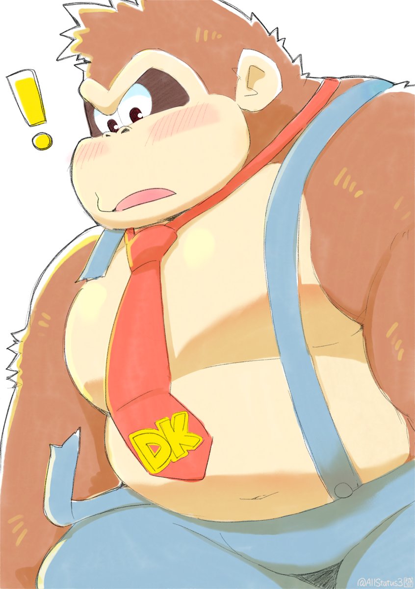 おニューのツナギが破けちゃうDK