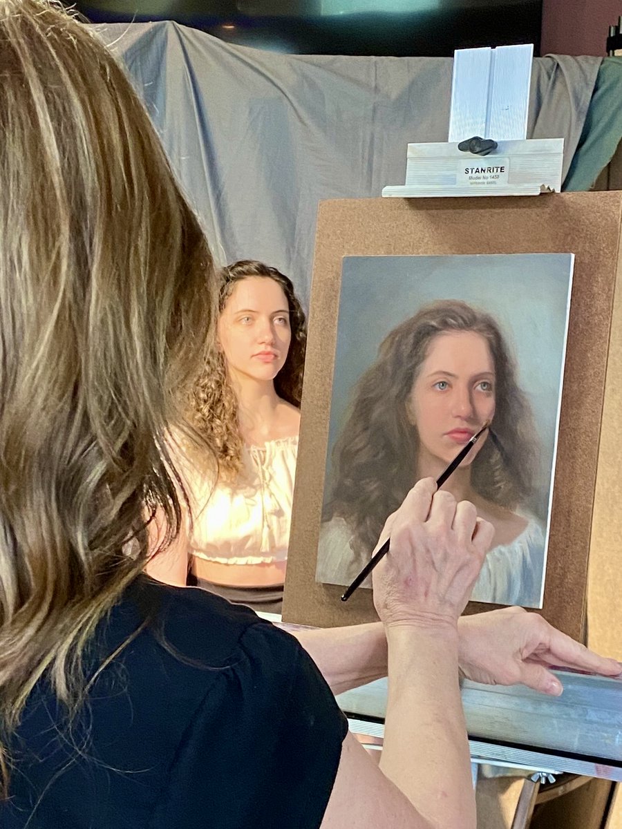 NanetteFluhr's tweet photo. Portrait Painting Retreat in VT! July 8–12, 2025. Info here: https://t.co/XuqX4ojZXA   #PortraitPainting #ArtRetreat #PaintFromLife #OilPainting #ArtWorkshop #VermontArts #NanetteFluhr https://t.co/bnlXJZqKjG