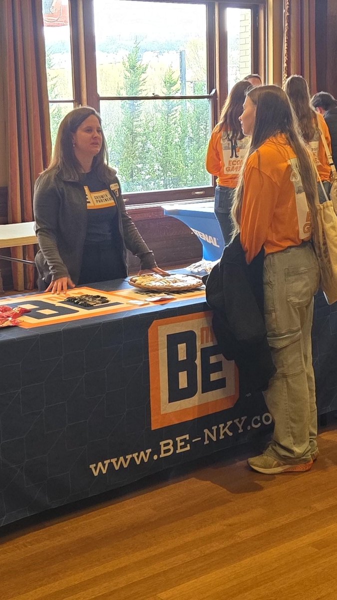 BE NKY Growth Partnership (@be_nky) on Twitter photo One week ago today, our team met many inspiring students during the career fair at <a href="/theecongames/">The Econ Games</a> at <a href="/OTRMemorialHall/">Memorial Hall OTR</a>! Thanks so much to <a href="/nkuedu/">Northern Kentucky University</a>, <a href="/NKUHaileCollege/">NKU Haile College of Business</a> and <a href="/EconWithDrA/">Abdullah Al Bahrani | Economist</a> for the opportunity to participate in this amazing event! One week ago today, our team met many inspiring students during the career fair at <a href="/theecongames/">The Econ Games</a> at <a href="/OTRMemorialHall/">Memorial Hall OTR</a>! Thanks so much to <a href="/nkuedu/">Northern Kentucky University</a>, <a href="/NKUHaileCollege/">NKU Haile College of Business</a> and <a href="/EconWithDrA/">Abdullah Al Bahrani | Economist</a> for the opportunity to participate in this amazing event!