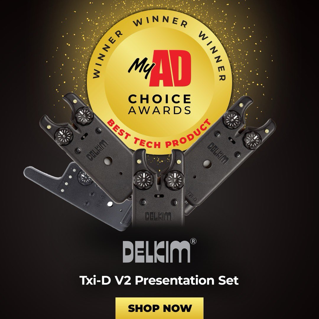 DelkimLtd's tweet image. 🎉 We are thrilled to announce that our newly launched Txi-D V2 has been awarded &apos;Best Tech Product&apos; in the 2025 Angling Direct My AD Choice Awards! 🏆 

A heartfelt thank you to all the Angling Direct customers who voted for us!
#AnglingDirect #Innovation #TechAwards