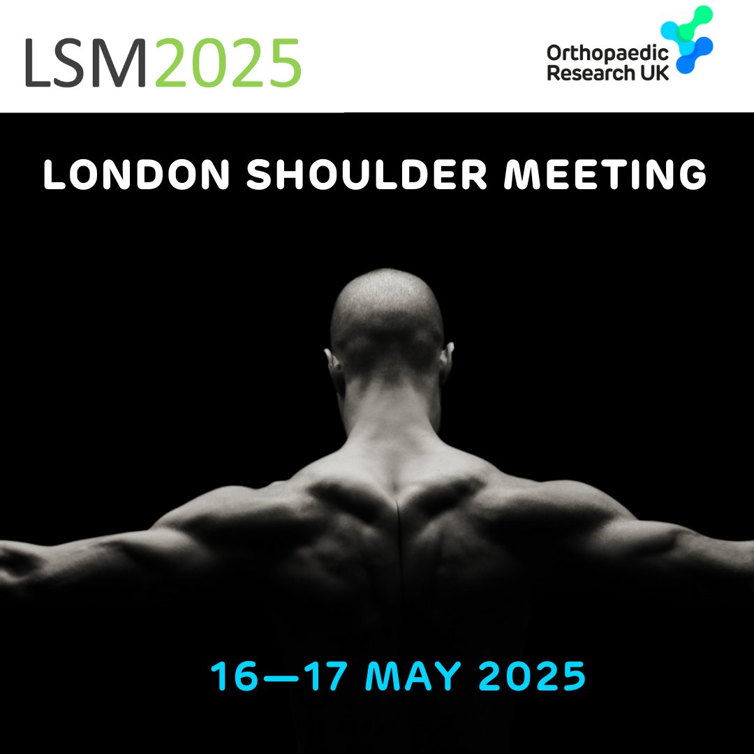 Orthopaedic Research UK (@or_uk) on Twitter photo 5 weeks to go!
Programme: bit.ly/43WTPV2
Register: bit.ly/LSM25
Please share:
<a href="/BritOrthopaedic/">BOA</a> <a href="/bessconference/">British Elbow & Shoulder Society</a> <a href="/bota_uk/">BOTA</a> <a href="/ShoulderGeek1/">Jo Gibson</a>
<a href="/AnjuJaggi/">anju jaggi</a> <a href="/theshoulderdoc/">Lennard Funk</a> <a href="/Valjones2305Val/">Val jones</a> <a href="/Gnomelover1970/">Lee Van Rensburg</a> <a href="/DuncanTennent/">duncan tennent</a>
<a href="/EUSSERBOARD/">EUSSER</a> <a href="/DerbyShoulder/">Derby Shoulder Unit</a> <a href="/drpeachy/">Chris Peach</a> 5 weeks to go!
Programme: bit.ly/43WTPV2
Register: bit.ly/LSM25
Please share:
<a href="/BritOrthopaedic/">BOA</a> <a href="/bessconference/">British Elbow & Shoulder Society</a> <a href="/bota_uk/">BOTA</a> <a href="/ShoulderGeek1/">Jo Gibson</a>
<a href="/AnjuJaggi/">anju jaggi</a> <a href="/theshoulderdoc/">Lennard Funk</a> <a href="/Valjones2305Val/">Val jones</a> <a href="/Gnomelover1970/">Lee Van Rensburg</a> <a href="/DuncanTennent/">duncan tennent</a>
<a href="/EUSSERBOARD/">EUSSER</a> <a href="/DerbyShoulder/">Derby Shoulder Unit</a> <a href="/drpeachy/">Chris Peach</a>