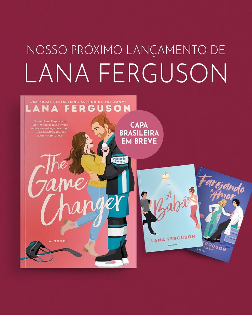 A <a href="/GloboLivros/">Globo Livros</a> anunciou que lançará "The Game Changer", de Lana Ferguson, em breve

Um jogador de hóquei e a melhor amiga da irmã dele vão fingir um relacionamento

A pré-venda ainda não foi iniciada