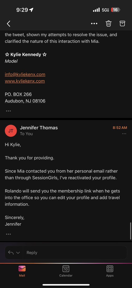 Just to clarify for anyone confused:
I was NEVER removed from SessionGirls due to client complaints or any misconduct.
My profile was temporarily deactivated due to a misunderstanding involving a third-party tweet that I had no control over. I’ve since resolved the issue directly