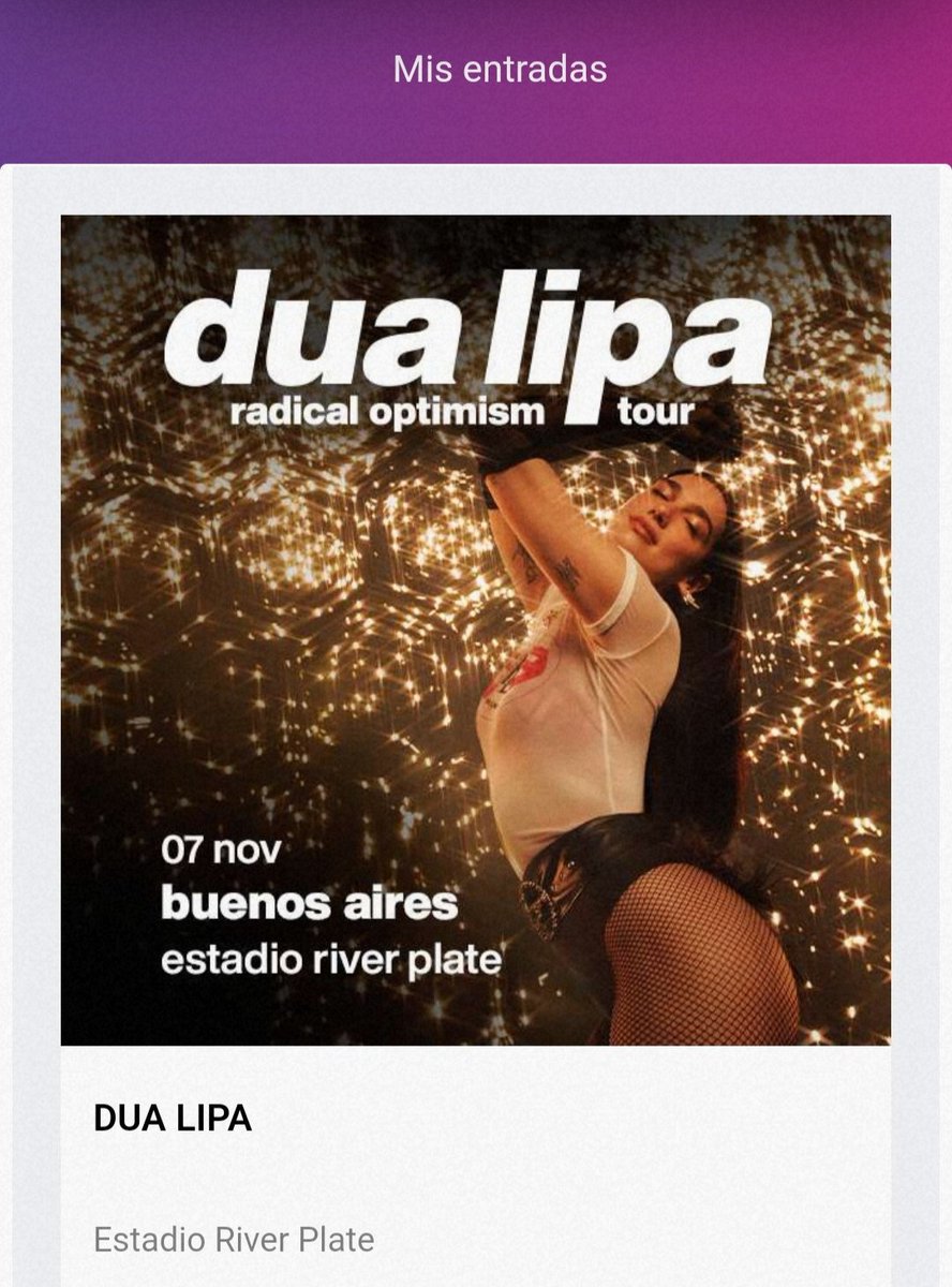 AnaContrerass14's tweet photo. La motivación, la terapia y las ganas que necesitaba este año están todas puestas acá no lo puedo creer 😭😭😭😭😭😭😭😭❤️❤️❤️❤️
#DuaLipaArg #ROTour https://t.co/yp8nkMqFKU