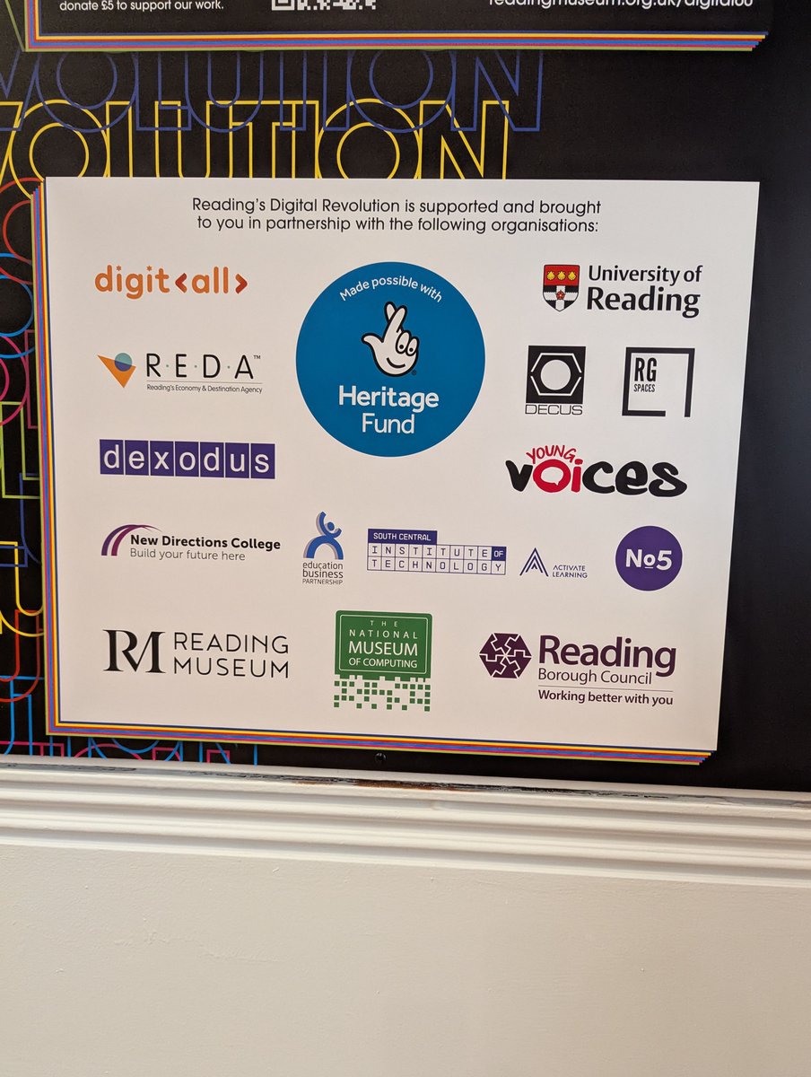 Enjoyed a trip to Reading Public Museum for the new "Reading's Digital Revolution" exhibition 🤩 So much nostalgia seeing a ZX Spectrum like my first computer.  Great to see <a href="/digitallcharity/">Digitall</a> involved, delivering community workshops! 🙌
#Computing #ComputerScience #Museums
