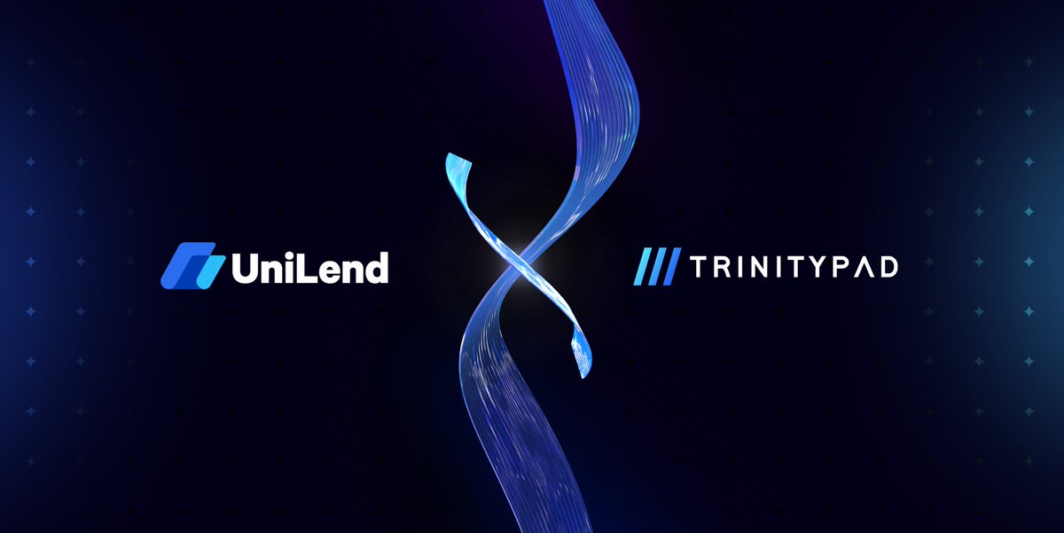 UniLend Finance (@unilend_finance) on Twitter photo Welcoming <a href="/Trinity_Pad/">TrinityPad</a> to our ecosystem!🎊
🏪Trinitypad is the first AI-powered, mobile-first investment platform accelerating top-tier #Web3 projects.
🤝 Together, we’ll forge powerful synergies and harness innovative technology to drive the next wave of #AI in web3!
✅ Welcoming <a href="/Trinity_Pad/">TrinityPad</a> to our ecosystem!🎊
🏪Trinitypad is the first AI-powered, mobile-first investment platform accelerating top-tier #Web3 projects.
🤝 Together, we’ll forge powerful synergies and harness innovative technology to drive the next wave of #AI in web3!
✅