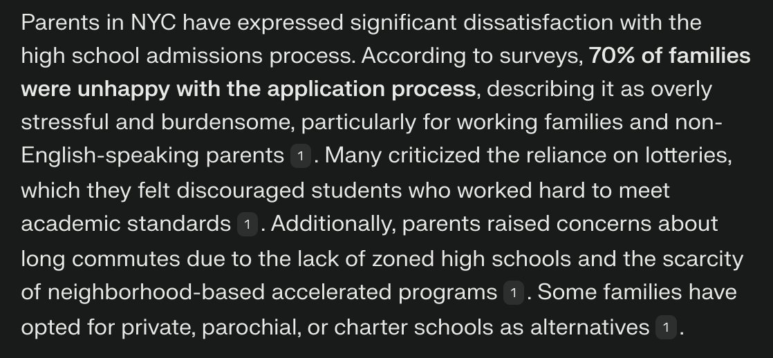 Thencasti's tweet photo. I'm very dissapointed with the nyc highschool admission process. NYC Public schools have created a system that creates barriers through a complicated admissions process,  indirectly driving families toward private or parochial schools. https://t.co/SizbO46VIO