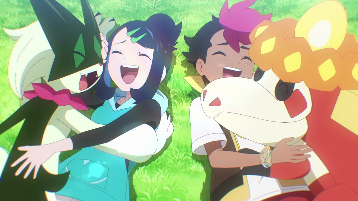 anipoke_PR's tweet photo. ◥◣#アニポケ 新オープニング公開◢◤

ゆず(@yuzu_official)が手がけた
オープニングテーマ「GET BACK」

ノンクレジット映像が公開🎊

リコ、ロイ、ドット、ウルトに加えて、
エクスプローラーズの面々も…？

今すぐチェック！
https://t.co/ZYOEWAGKIp https://t.co/2xJn2jayuO