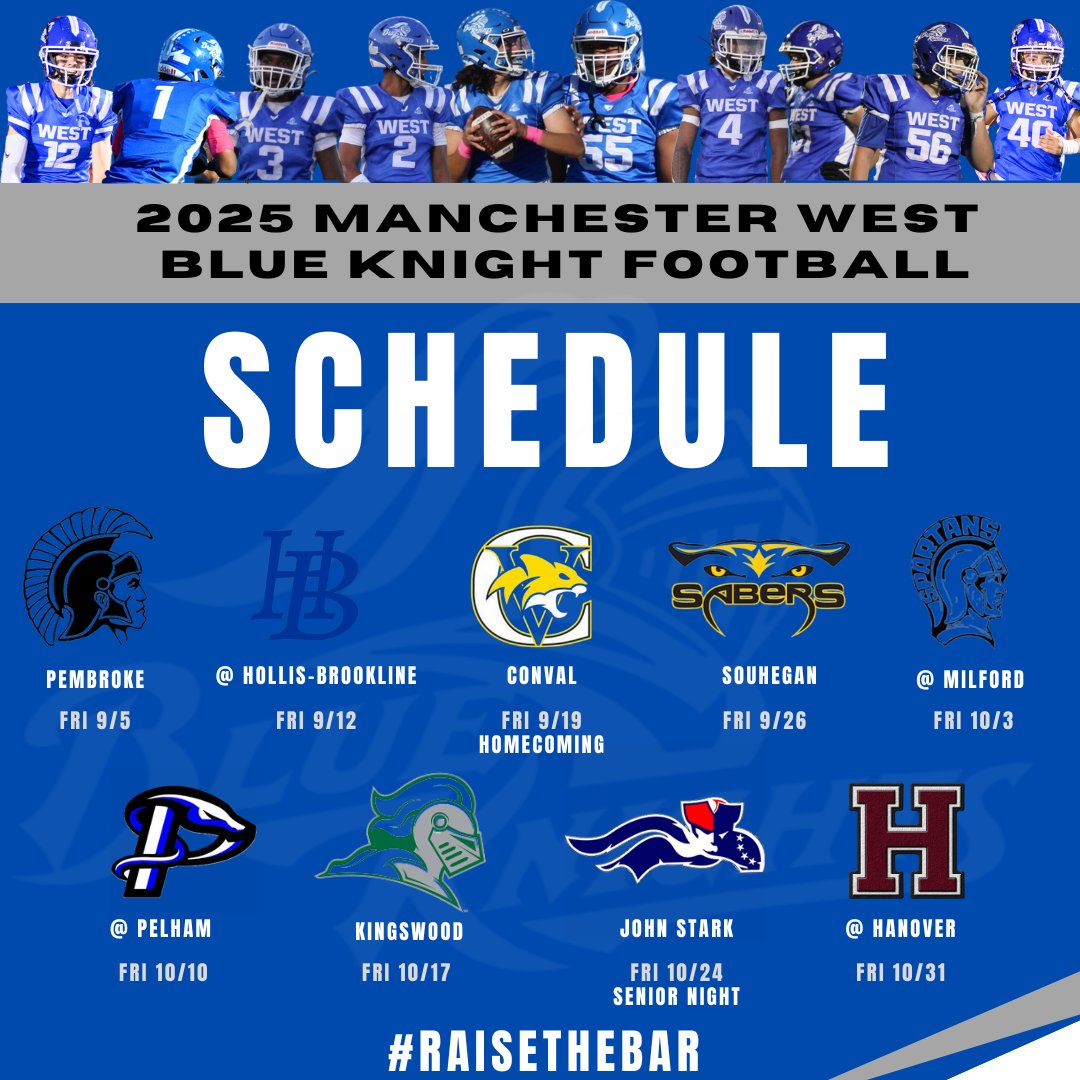 2025 Schedule Drop. #raisethebar #blueknights
