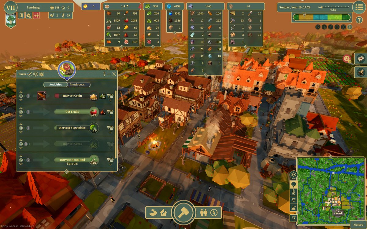 Efficient resource management is key in Of Life and Land! 🌾💡 Make sure you're using your resources wisely to ensure the survival and growth of your village.