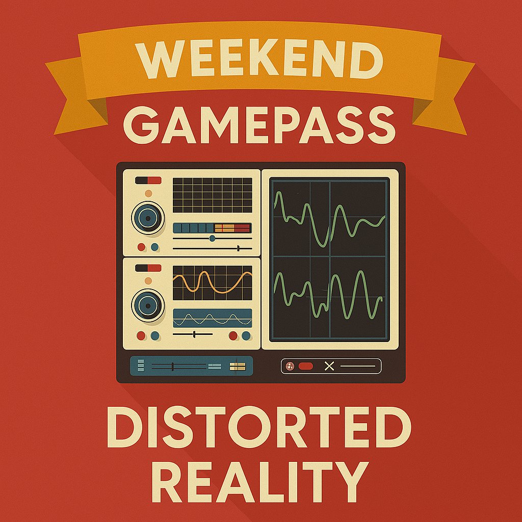 soundgym's tweet photo. 🎧 Weekend GamePass: Play "Distorted Reality" For Free!
Distorted Reality, our loudest and crunchiest PRO game, is unlocked for EVERYONE this weekend ONLY!
Don't miss your chance to master distortion like a PRO
https://t.co/b7VyeHzQSr
#soundgym #musicproducerlife https://t.co/2TlAwj3mip