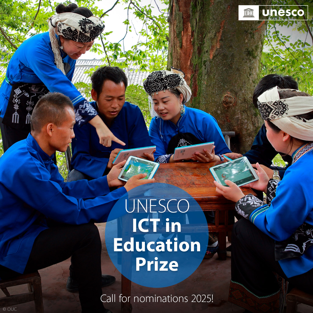 UNESCOICTs's tweet image. 🟠 20 years of advancing education with digital innovation! 🎉

The call for nominations for the 2025 #ICTPrize is still open. 

🌍 If you&apos;re shaping the future of #AI in #education, apply by 28 April 2025!

More info here 👉  unesco.org/en/articles/in…