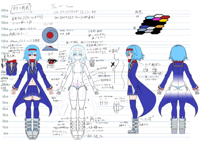 #お前が描いた創作女子を見せろ 
今年15周年のうちの子ネウさん 